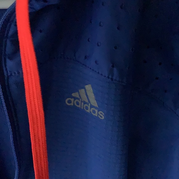 Adidas Hooded Running Jacket Size Small - Picture 3 of 7